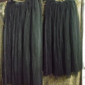 Plus size jet black tutu size 16/26